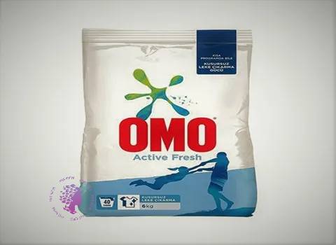 پودر لباسشویی امو 6 کیلویی؛ لکه بری قوی 2 رایحه گل رز یاس سفید OMO