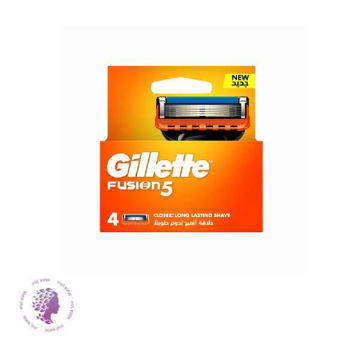 تیغ یدک ژیلت مدل Fusion بسته ۴ عددی