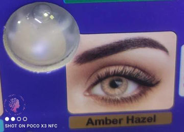 لنز amber hazel