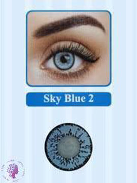 لنز آبی sky blue 2