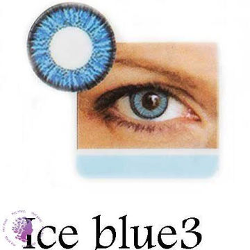 لنز آبی یخی ice blue 3