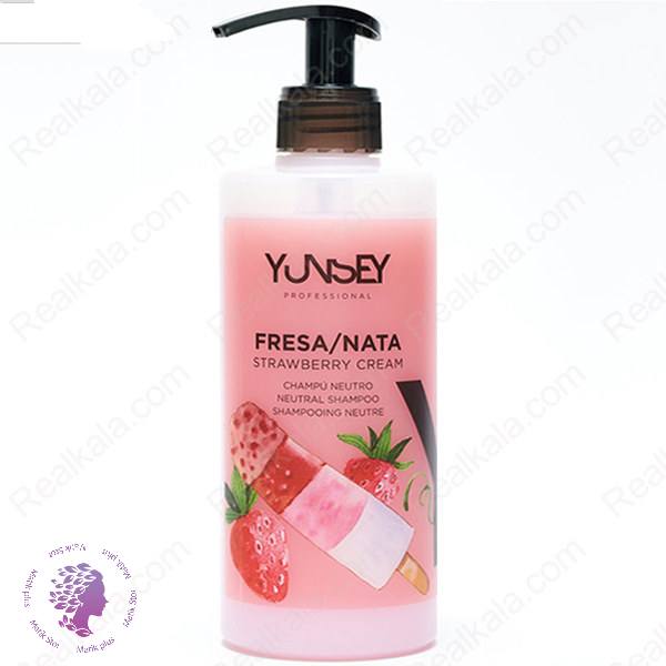 شامپو یانسی عصاره توت فرنگی Strawberry Shampoo 400ml