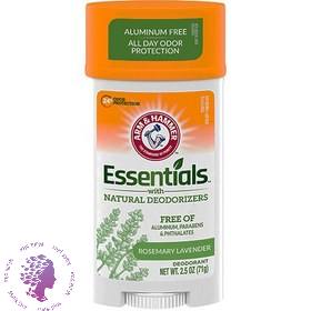 دئودورانت بدون آلومینیوم ESSENTIALS رایحه رزماری و اسطوخودوس حجم 71 گرم
