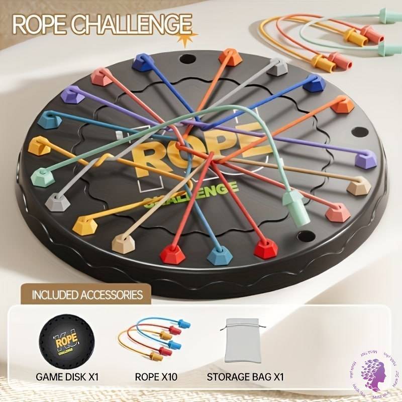 بازی پازل طناب رنگی مدل ROPE CHALLENGE
