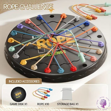 بازی پازل طناب رنگی مدل ROPE CHALLENGE