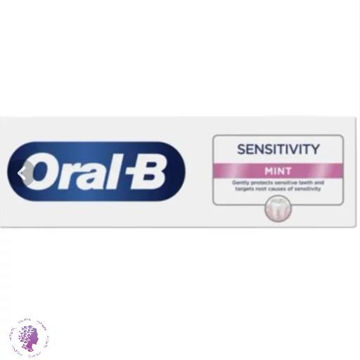 خمیر دندان اورال بی دندان های حساس oral b Sensitive حجم 75 میل ساخت هلند