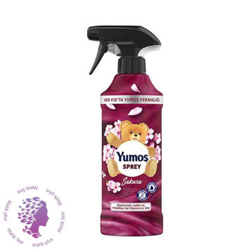 اسپری خوشبو کننده زرشکی یوموش مدل SAKURA با رایحه بهاری حجم 450 میل