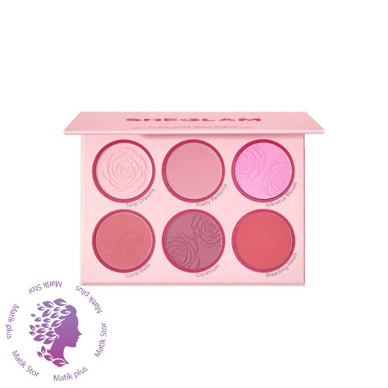 پالت رژگونه شیگلم SHEGLAM Floral Flush – Blushing Bouquet Sheglam