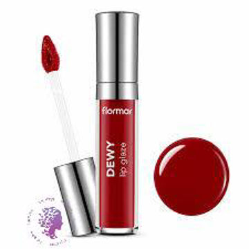لیپ گلاس فلورمار DEWY LIP GLAZE شماره 009 رنگ VIBRANT RED