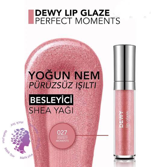 لیپ گلاس فلورمار DEWY LIP GLAZE شماره 027 رنگ perfect moments