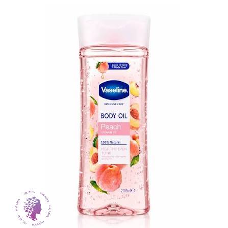 روغن بدن حاوی عصاره هلو و ویتامین B3 وازلین مدل Peach