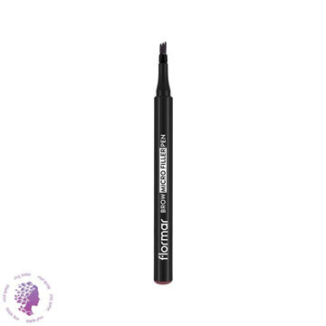هاشور ابرو فلورمار Flormar مدل Brow Micro Filler Pen شماره 003 رنگ Brown